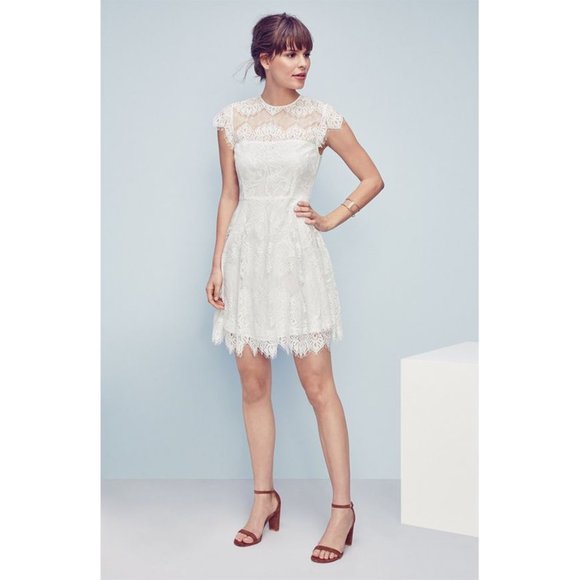 BB Dakota Dresses & Skirts - NEW BB Dakota Rhianna Illusion Yoke Lace Dress 8